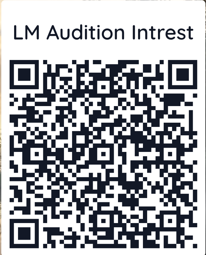 QR code for LM Audition Interest information.