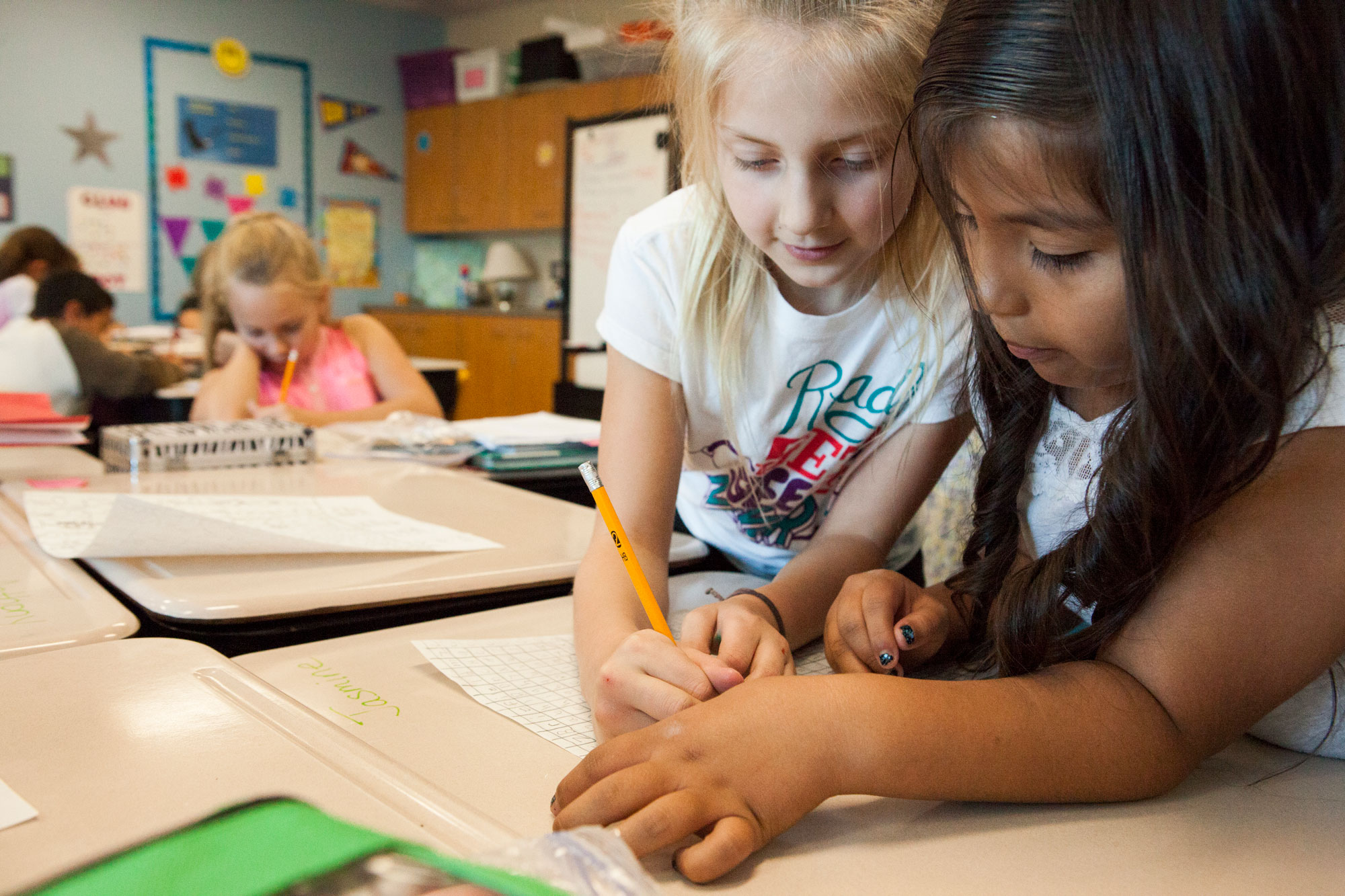 two students collaborating